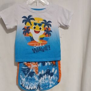 Bundle.Nickelodeon Blue and Orange Kids Matching Set